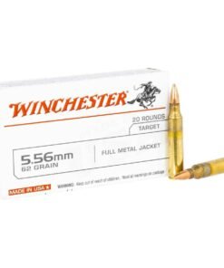 Winchester 5.56mm NATO 62gr FMJ Rifle Ammo - 20 Rounds