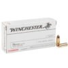Winchester target 9 mm luger 124gr fmj handgun ammo 50 rounds 1251566