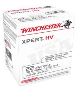 Winchester Xpert HV 22 Long Rifle 36gr LHP Rimfire Ammo - 500 Rounds
